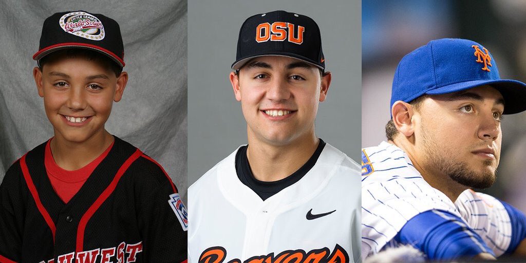 JennyDell_'s tweet photo. Cool! RT @NCAA: Michael Conforto of the #Mets is just 3rd to play in #LLWS, #CWS &amp; #WorldSeries. (via @LittleLeague) https://t.co/vqTCe0Bxjn