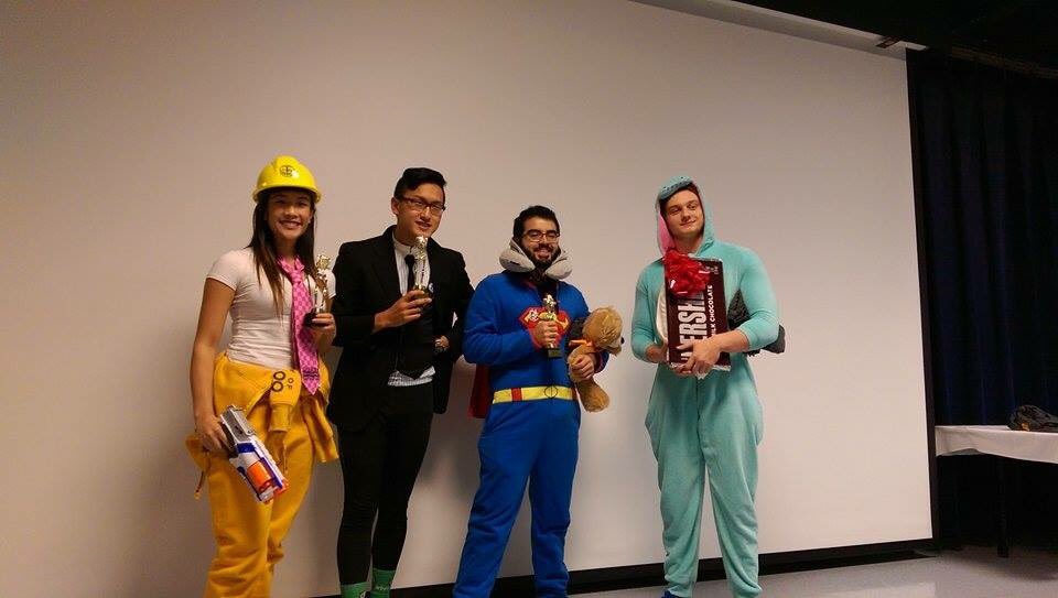 MLHacks's tweet photo. An exciting costume contest at @boston_hacks! It's surely shaping up to be a #hackyhalloween! https://t.co/KXbHm2CZpj