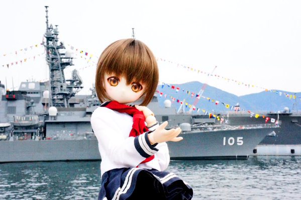 アニメ壁紙 画像 待ち受け 高屋敷 Twitterissa 艦これ画像 撮影中に自衛官の提督さんとお話したのです Dd 105護衛艦いなづま 電ちゃん 艦これ 艦これ画像 Picshare T Co Pbywcuwglu T Co Ooesmyl01v