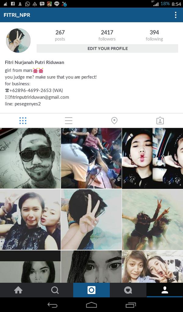 follow me on instagram 👉 @fitri_npr nuhun 💋💋