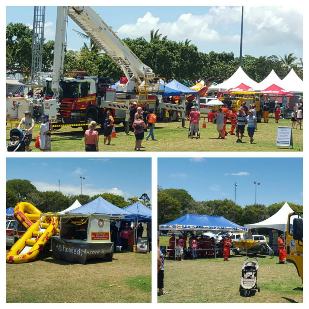 Jeff_Hurle's tweet photo. @QldFES #QRFS #SES at cyclone Sunday in #townsville #areyouprepared #prepareactsurvive #cycloneseason https://t.co/mN6fofPsf5