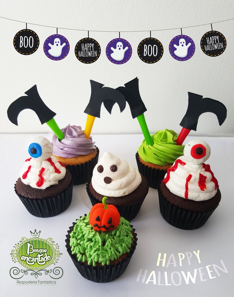 BosqueEncandoRF's tweet photo. #Halloween Cupcakes #VainillayChocolate #TerrorificamenteDeliciosos #ElDulceCuentoHechoRealidad.📱3116775581/ 3012960 https://t.co/oMq3JDC4PI