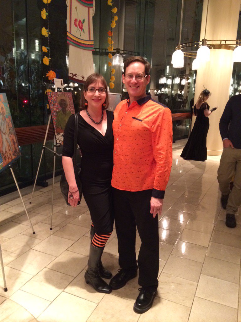 kenkoven's tweet photo. Halloween symphony followed by Rocky Horror movie. @SFSymphony with @alikoven https://t.co/6rYBfPoMG1
