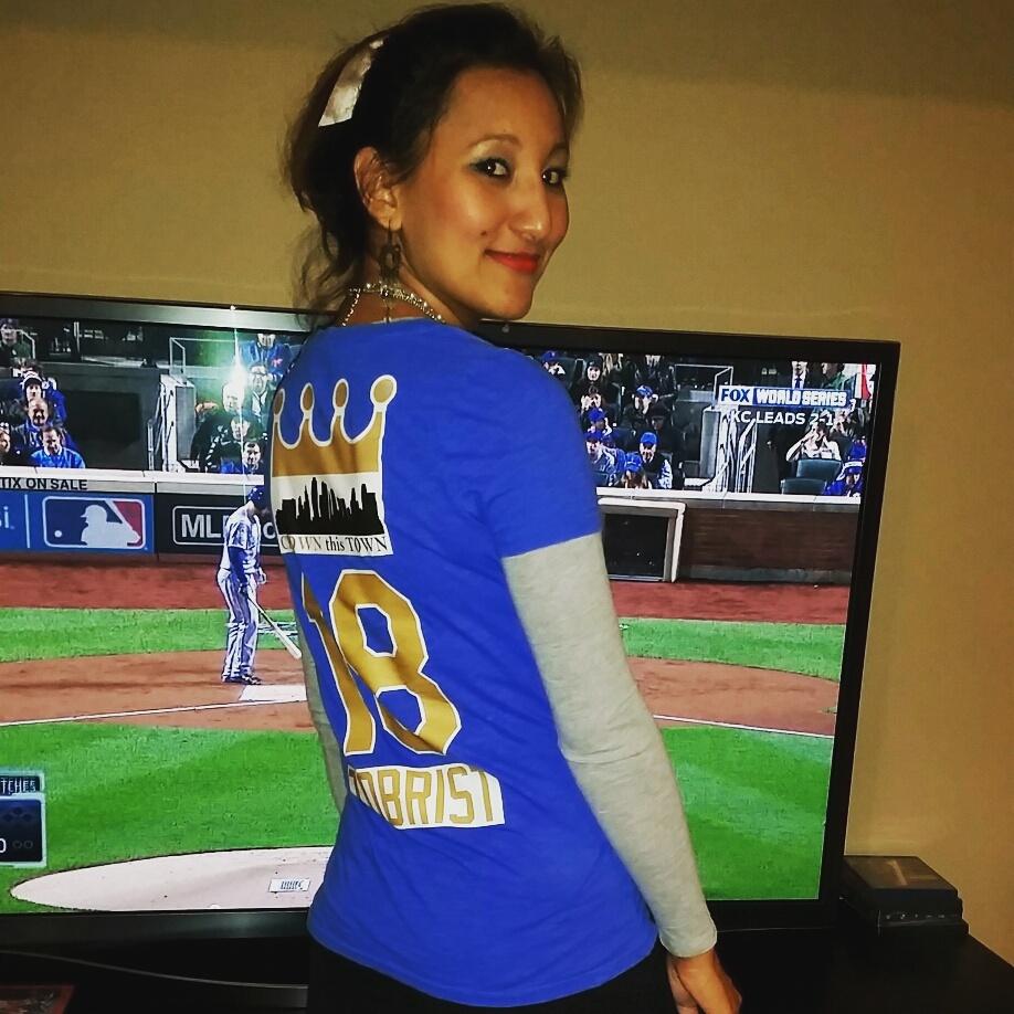 preeteaa's tweet photo. @Royals let's go Royal! #TakeTheCrown #WorldSeries #GoZobrist https://t.co/5PwwK5PB12