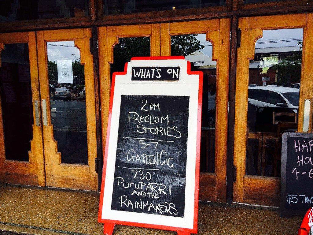 FionnSkiotis's tweet photo. "Freedom Stories" screening at Castlemaine's Theatre Royal today, 2.00pm! Followed by Q&amp;A with director Steve Thomas https://t.co/V3vF0ylPgN