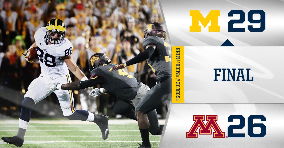 Not every win is a blowout.

Not every win is pretty.

But every win makes you stronger.

#GoBlue