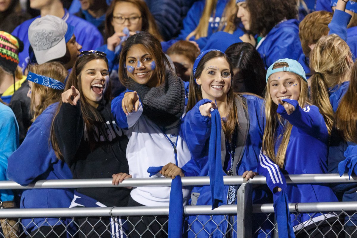 AlanHerzberg's tweet photo. I've shot BC sports for 10 years. Student section for football this year the best ever. https://t.co/r47OPMC248