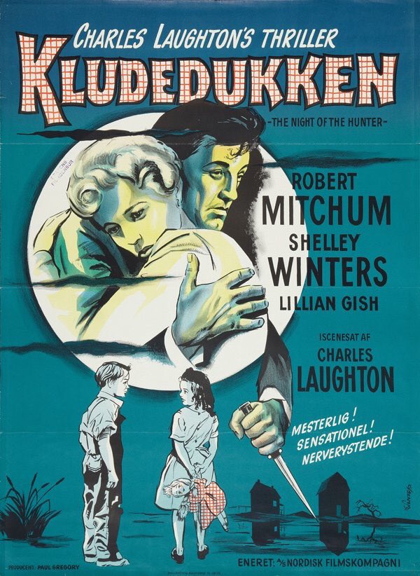 APPLESToNEPiX's tweet photo. #RootBeerFloats & #NightOfTheHunter
<#SpookyStreambinge<🎃>#NotH>
#RobertMitchum #LillianGish
HT @41Strange 4 #poster https://t.co/pvS4VYrIGo