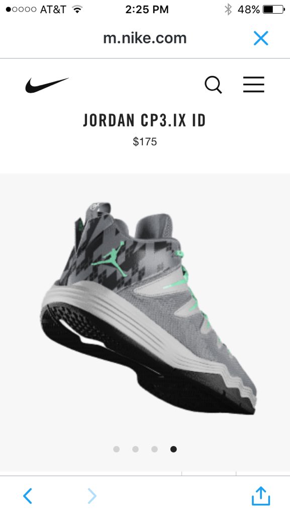 bknell3's tweet photo. @CP3 @NIKEiD so I think I would cry if you chose me. To say I'm your biggest fan is an understatement 💙💙 #CP3ID https://t.co/cD3gYRfXBS