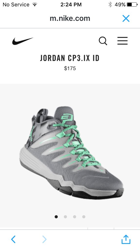 bknell3's tweet photo. @CP3 @NIKEiD so I think I would cry if you chose me. To say I'm your biggest fan is an understatement 💙💙 #CP3ID https://t.co/cD3gYRfXBS
