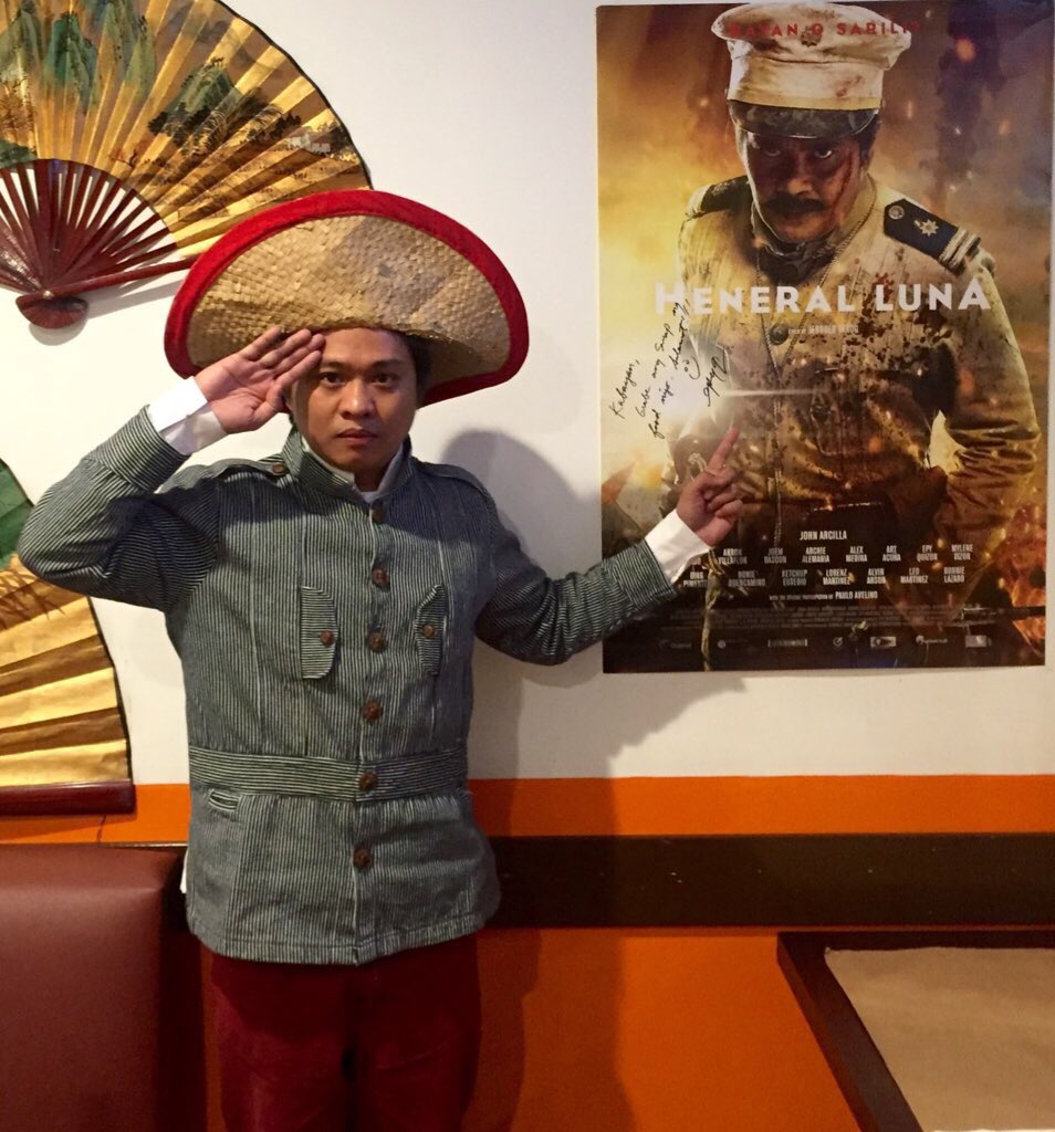BalitangNewYork's tweet photo. Dumating na si Heneral Luna sa Amerika! #HeneralLunaUSA Now in NY &amp; NJ | Westcoast Nov 6 https://t.co/4GB76mHaXg https://t.co/0fhkEqyckN