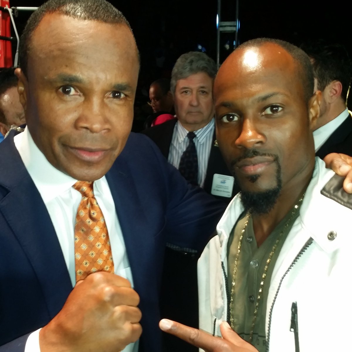 StingRay_1's tweet photo. #Champlife PBC Boxing  with the champ Sugar Ray Leonard https://t.co/gJir0USSu0