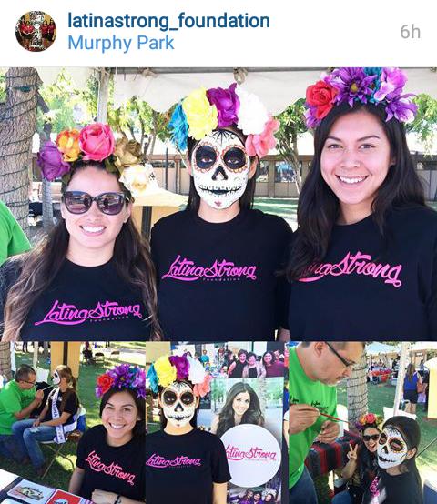 MLopez125's tweet photo. #LatinaStrong will be set up from 12-6 @ Murphy Park 11/1/15 #DiaDeLosMuertosFestival #Glendale #Arizona #LaloCota https://t.co/rgn5HlUT31