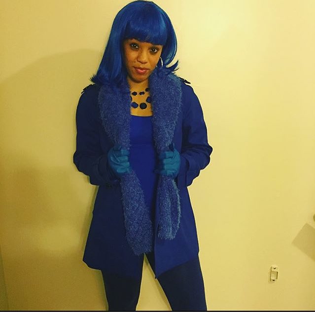 lil kim blue dress