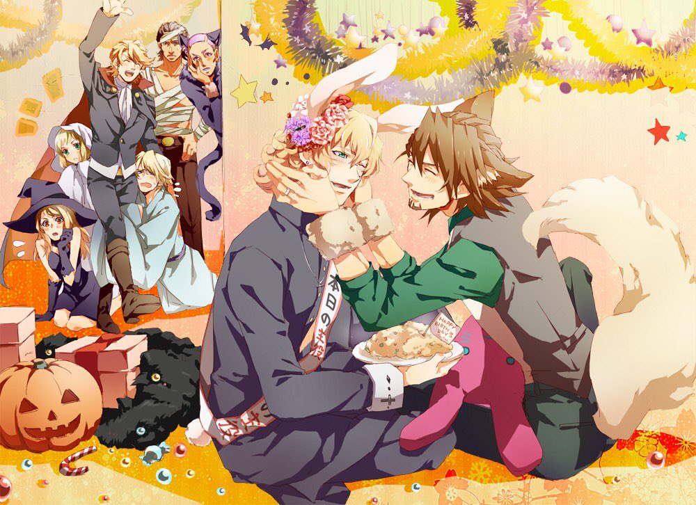 Yaoi_Fujoshi29's tweet photo. ¿Hay fans de Tiger and Bunny? #Yaoiween #HalloweenYaoi https://t.co/ewneEK9H0Y