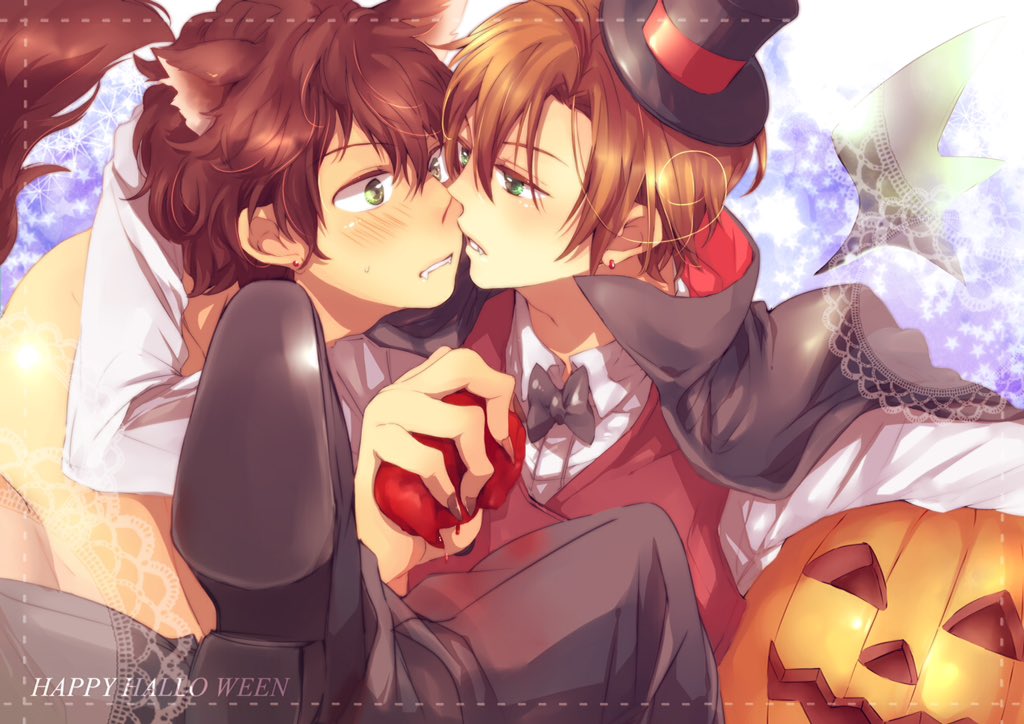 Yaoi_Fujoshi29's tweet photo. ¡Awwwwwww! #Spamano #Yaoiween #HalloweenYaoi https://t.co/QCvbPTeDm3