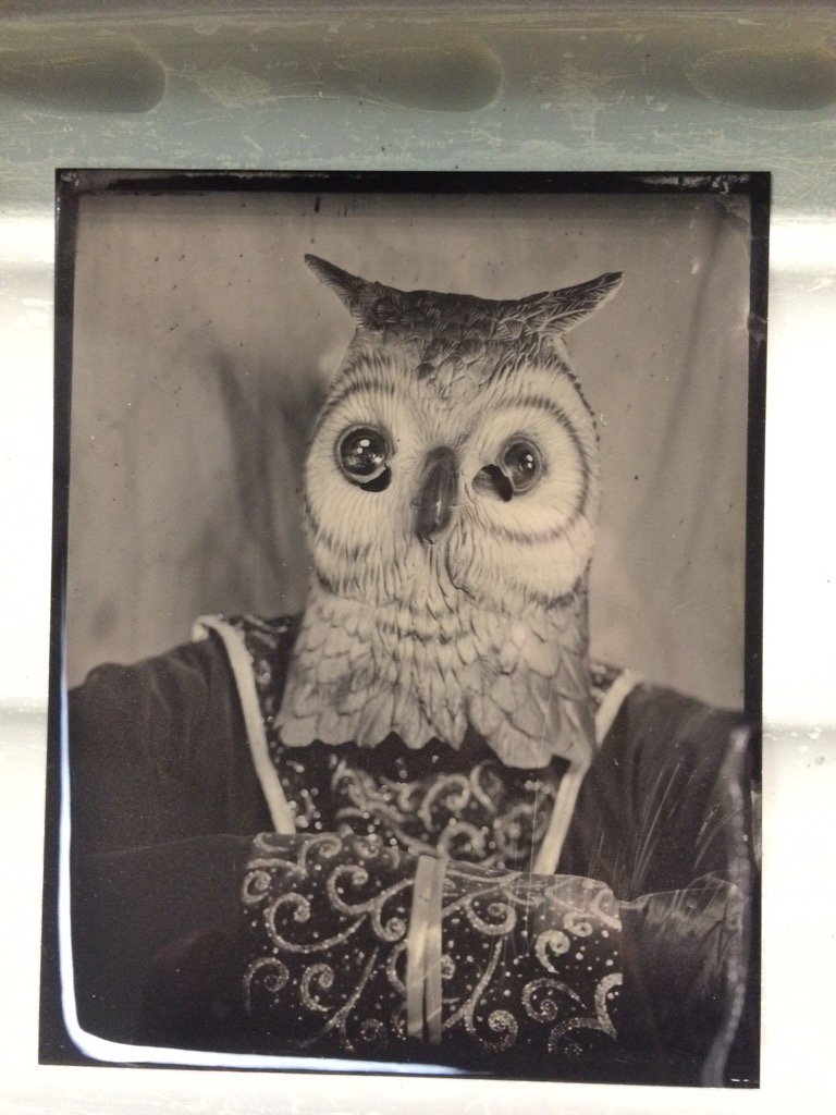 onehitdieseries's tweet photo. #happyhalloween from #lollseries #ohds02 Owl wizard #tintype writer director @rocketspence @seitiesart @rainikaphoto https://t.co/wd2RVphybn
