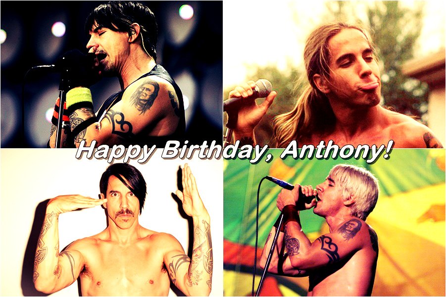 Hoje é aniversário do nosso monstro, mito e Sexy Guy! HAPPY BIRTHDAY, ANTHONY KIEDIS! 