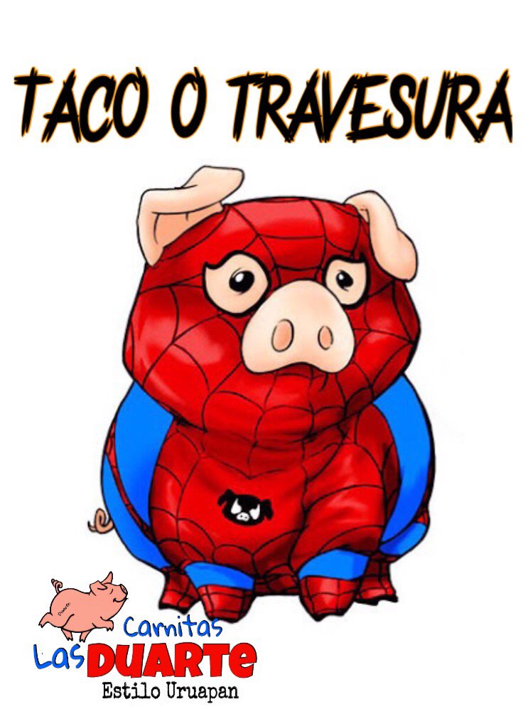 CarnitasDuarte's tweet photo. Taco o travesura https://t.co/rRjdkOKXtI