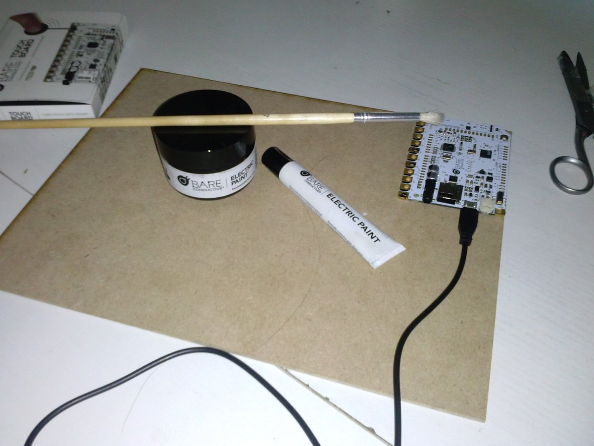 reyesandres's tweet photo. let's build something! #witlab #bareConductive https://t.co/j4uOGWZ1AU