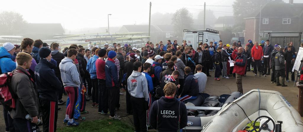 BUCSsport's tweet photo. #BUCSrowing Misty morning for Small Boats Head @BostonRowingUK. Over 140 men set to race over 5k. Good luck to all! https://t.co/zVSqZ8r5uA