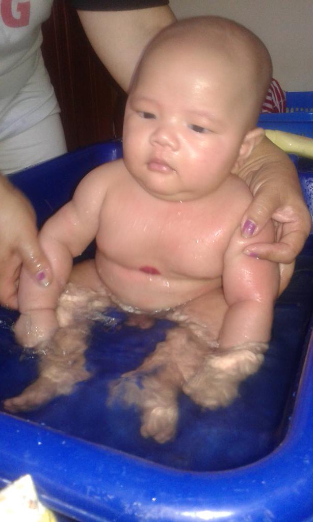 Anne_Tuwo's tweet photo. Si Bombom lagi mandi #edisi kmrn# https://t.co/ovloLZuT4c