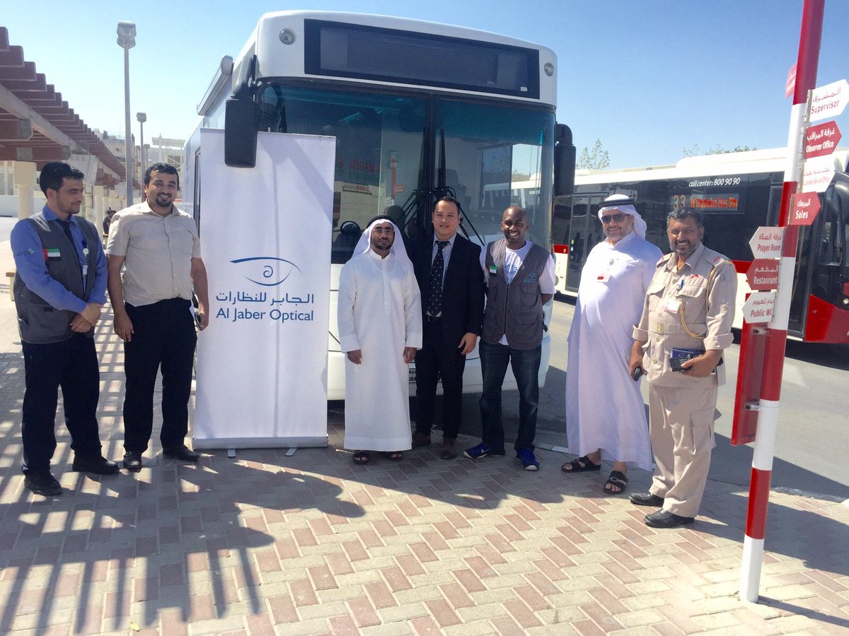 aljaberoptical's tweet image. A #freeeyetest in collaboration with @NoorDubai for @RTADubai employees was held at Sonapur Bus Station on Oct 29.