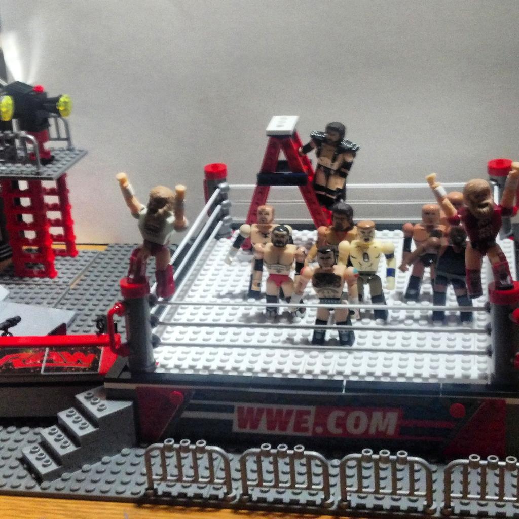 mrkpacgreen's tweet image. Got some time to play catchup w/ my building #wwe #wwestackdown #toyspotting