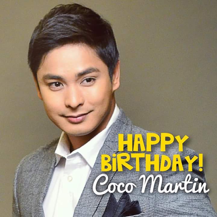 Happy birthday my idol coco martin, god bless u always, 