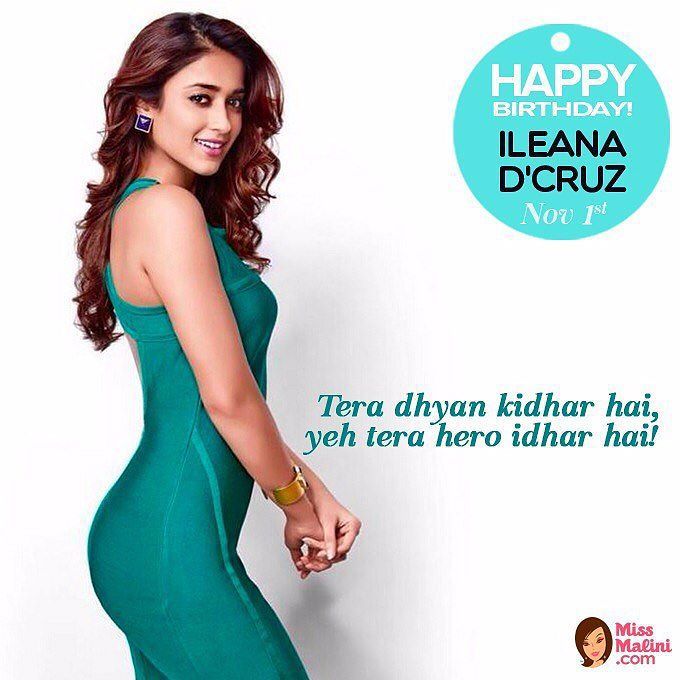 Happy birthday, Ileana D\Cruz!     