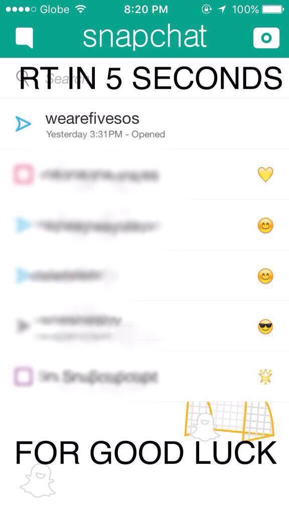 polls_celebrity's tweet photo. oH MY GOD THEy OPENED MY SNAP ABOUT LUKE AND ARZAYLEA https://t.co/aMIPz5zkx5