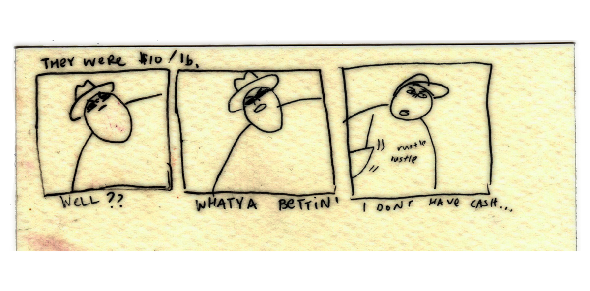 late nite comics w/ my pal andrea @Paprikaki >:~)))))) 