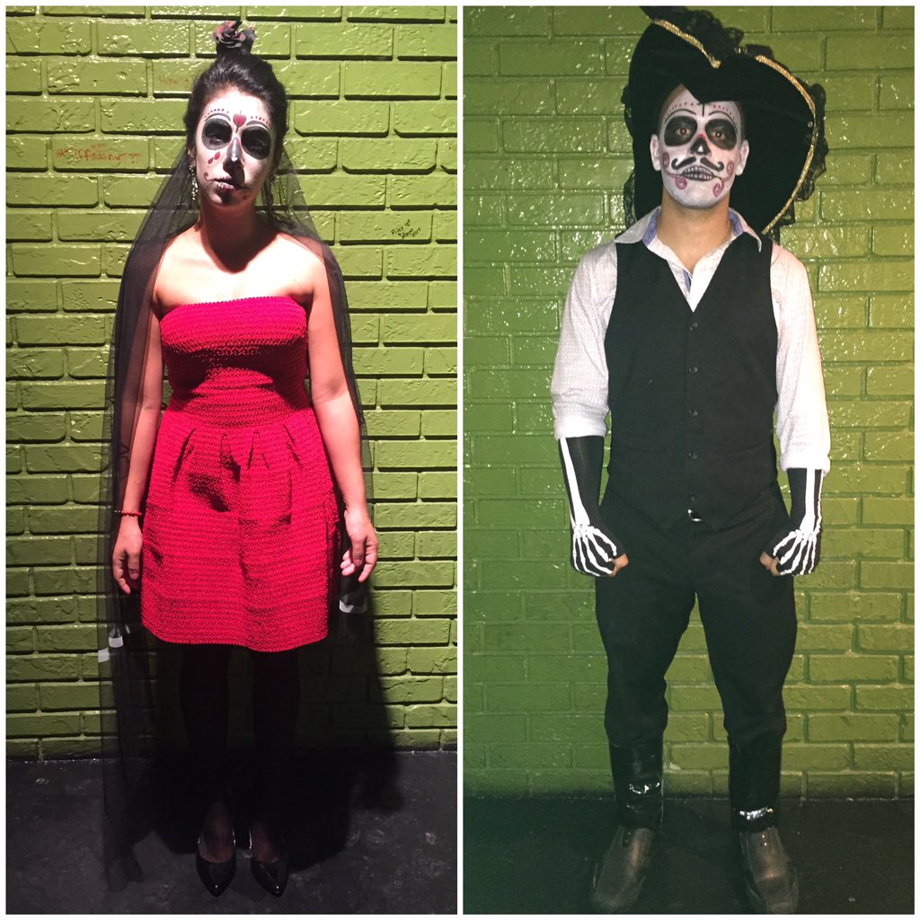 chrissiefit's tweet photo. My brother &amp; I revisited our youth &amp; dressed up together at the last minute. Kinda the best. P.S. I did our makeup 💀 https://t.co/4aFzsKucAZ