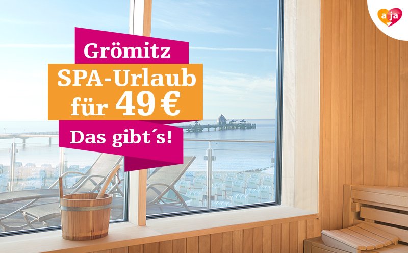 Herbst-Auszeit im a-ja Grömitz genießen: 2 Tage, 1 Ü/F, Full DaySPA ab 49 € p.P. bit.ly/1LLoUrt