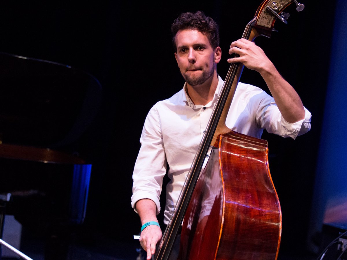 ABCJazz's tweet image. Bassist Sam Anning has taken out 1st place at the #NatJazzAwards, followed by Alex Boneham 2nd, Tom Botting 3rd