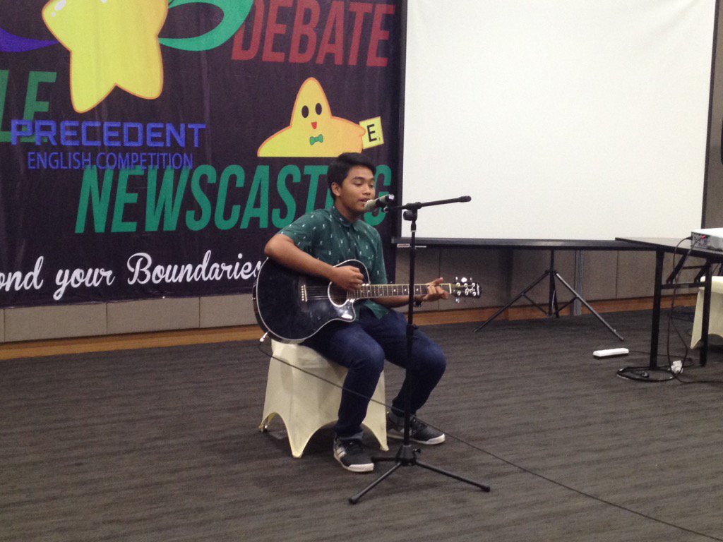 PRECEDENT2015's tweet photo. Now, performance by Music Community President University 🎶🎤 #PRECEDENT2015 https://t.co/i0wgoeNdsr