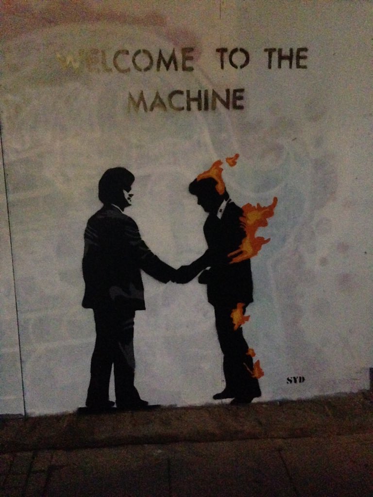 <a href="/pinkfloyd/">Pink Floyd</a> <a href="/PinkFloydFan65/">Pink Floyd Fandom</a> Nice bit of graffiti On #bricklane last night #PinkFloyd #lovelondon #eastend