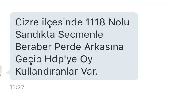 Cizre ilçesinde 1118 Nolu Sandık #OyKullan