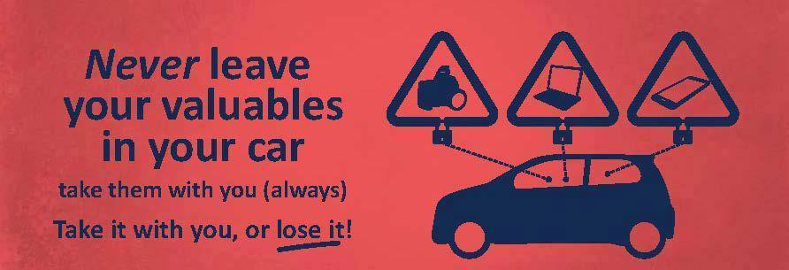 PendletonNW's tweet photo. Going to #ChesterPride? Remember not to leave valuables in your car #DontMakeItEasyForThieves #CrimePrevention #PendletonNW  https://t.co/jJZGjn2d1H