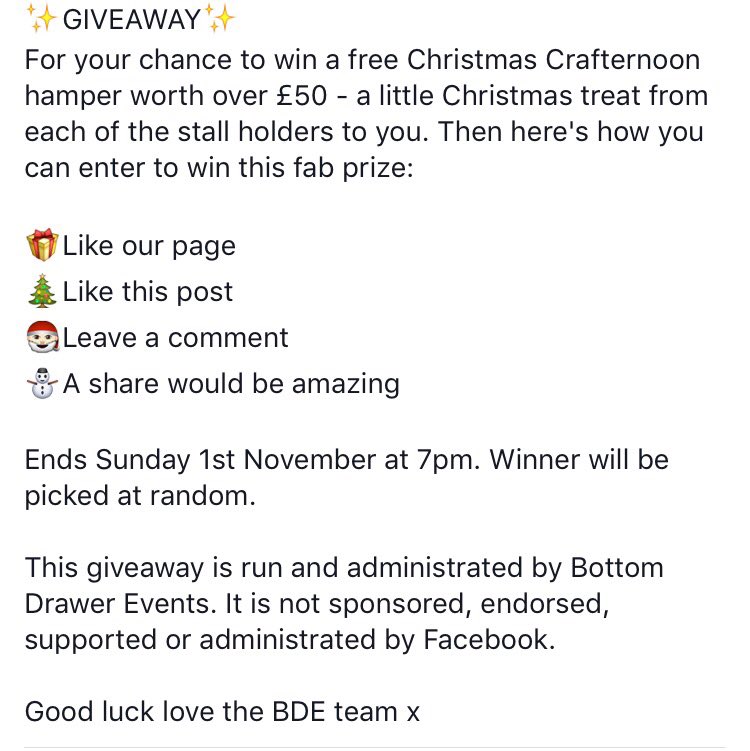 BottomDrawer3's tweet image. Please like and share this post on our Facebook page - winner announced  tonight at 7pm! #hamper #xmas