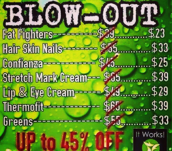 Ali_Cayemberg's tweet photo. Blow out sale!! 45% off!! Fight holiday fat! 💪🏽👊🏼 https://t.co/j4CIvZftTX