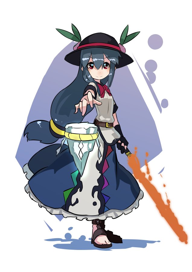 比那名居天子 「天子#深夜の真剣お絵描き60分一本勝負 」|はしろのイラスト