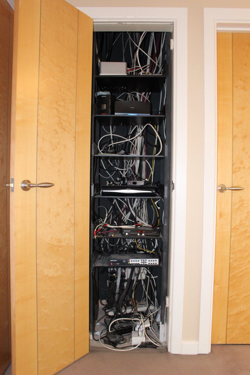 aihometech's tweet image. Comms cupboard rescue by Ai Technology &amp;amp; @middleatlantic #liveinstall