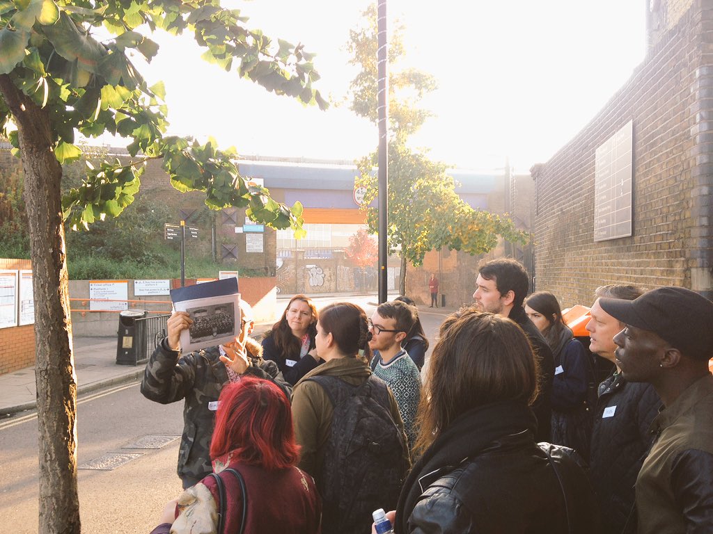alexjgilbert's tweet photo. Just kicking off our #hackney tour with @hackneytours as a part of @economyofhours induction for Echo++ new recruits https://t.co/0CP1sE45Ep