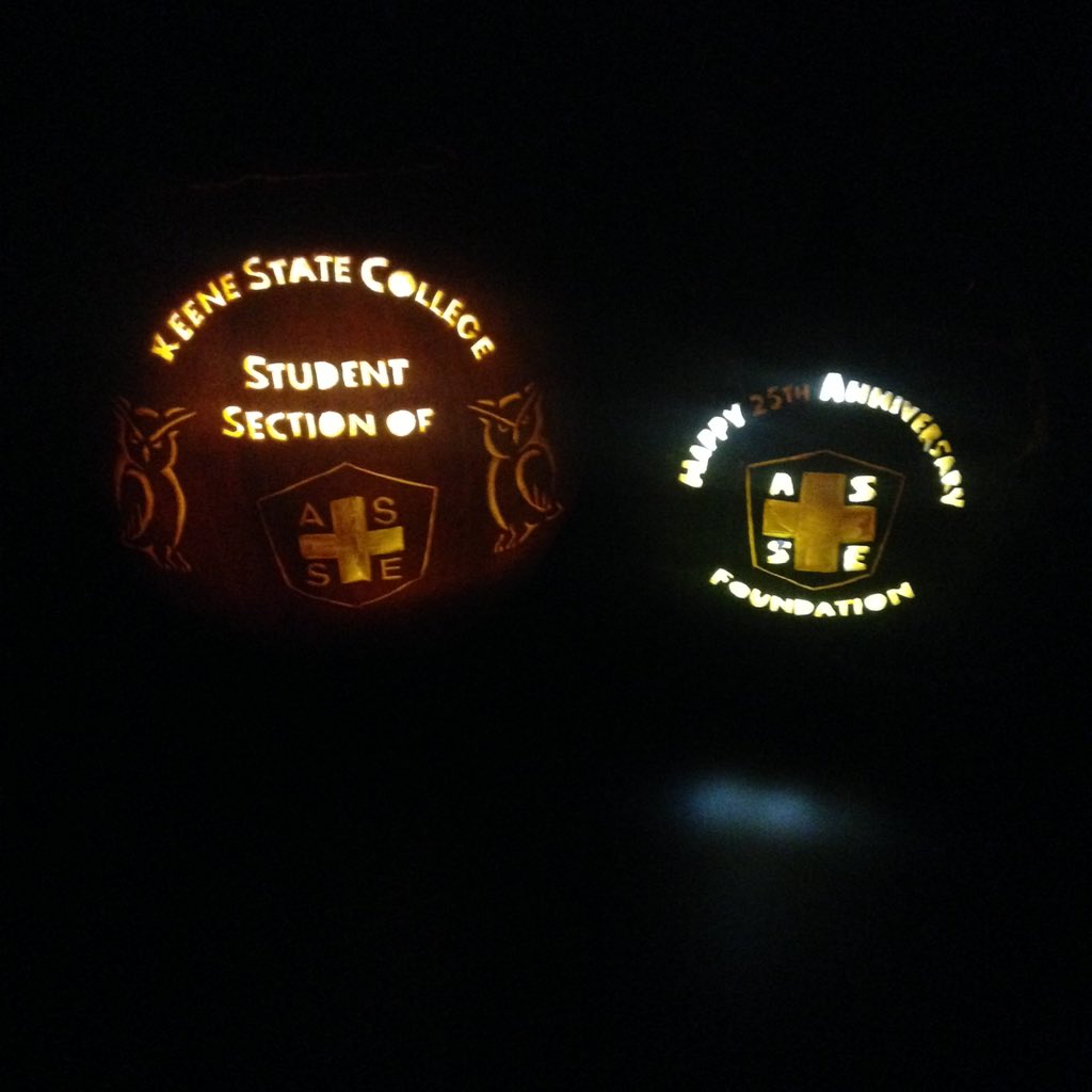 KSCSafety's tweet photo. Happy Halloween! @ASSE_Safety The Keene State College Student Section wishes everyone a safe&amp;fun night #Foundation25 https://t.co/JXmV1iBc3J