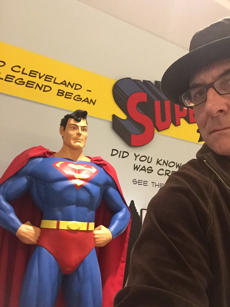 RonFairMusic's tweet photo. #Superman   Cleveland...birthplace of superman. https://t.co/SCOFQ6aPsS