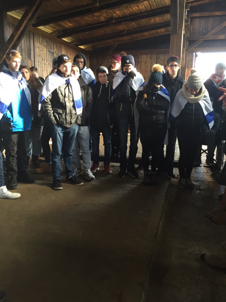 #tribepoland2015 inside a #barrack in #auschwitz #birkenau learning about #ourpast. <a href="/JRootsTours/">JRoots</a>