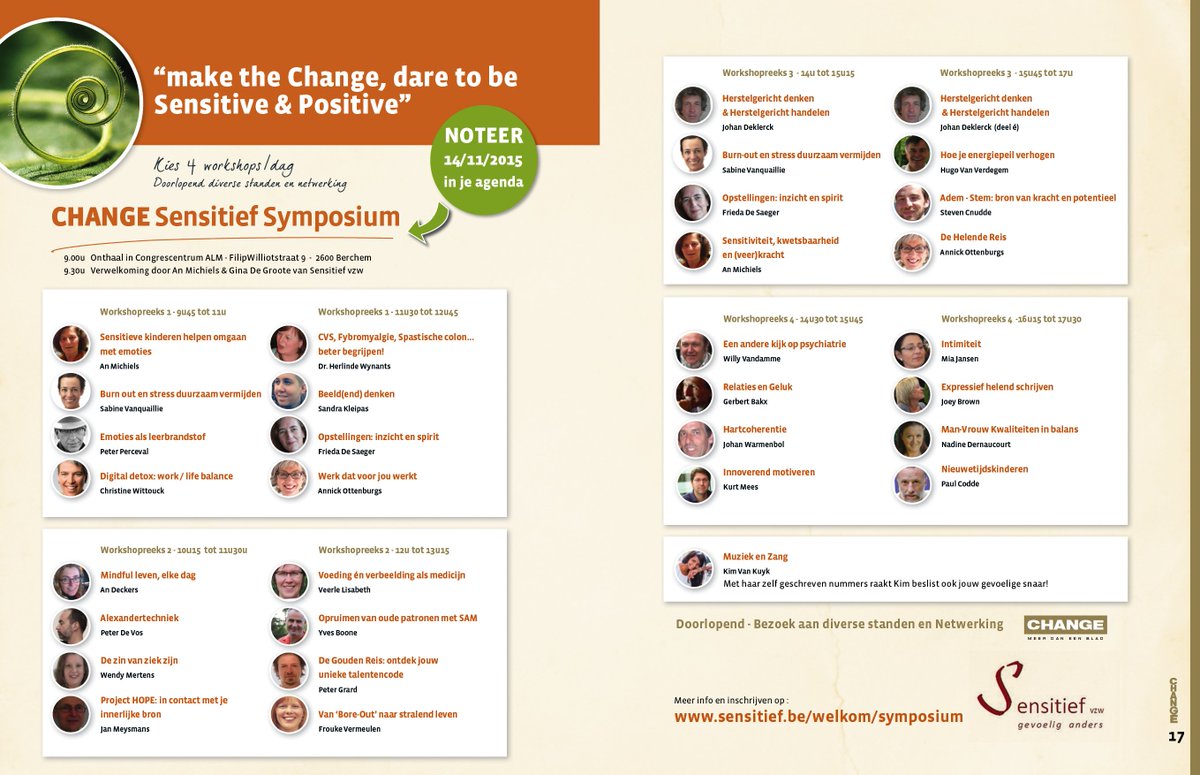 Op 14 november staan wij met de Kwaliteitenwinkel op het Change Positive Event in Antwerpen!