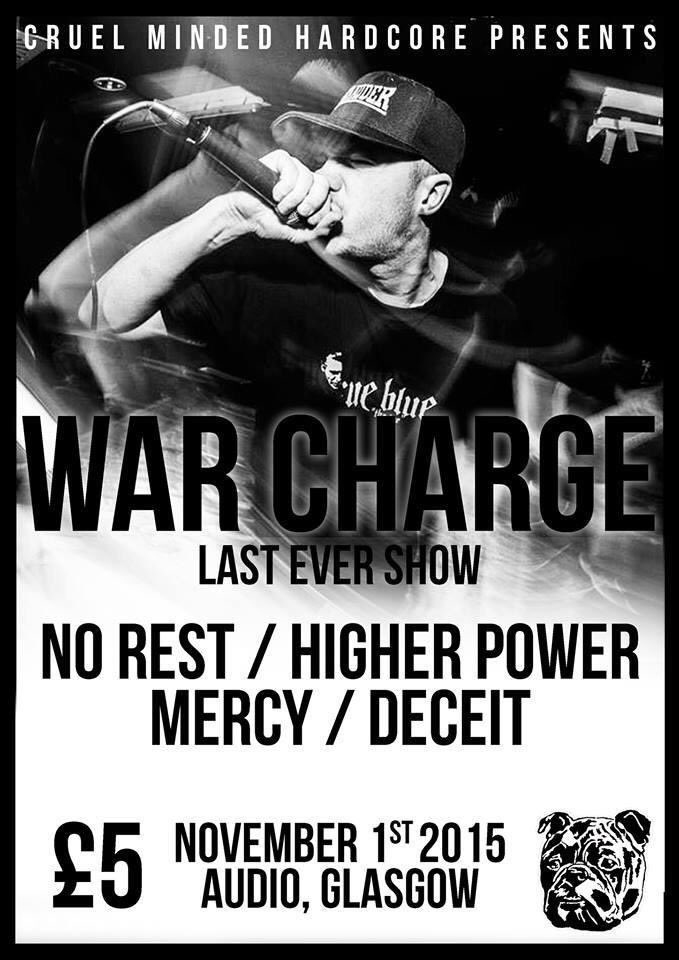 Come down to Audio today and give War Charge a send off they deserve.