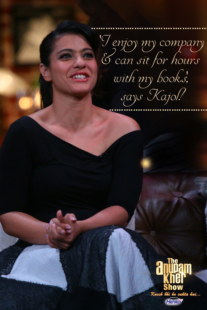 Catch @KajolAtUN in candid conversation on #TheAnupamKherShow season finale tonight at 7PM! @AnupamPkher